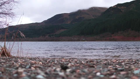 Shore of a Loch Stock Footage 139265238