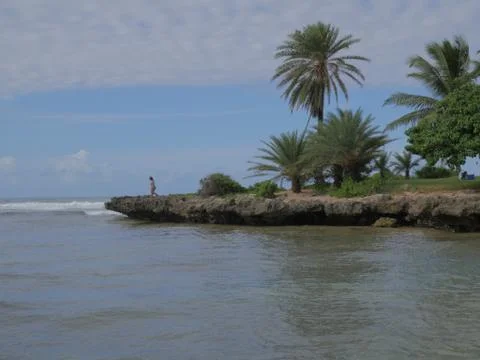 On the shore Foto stock