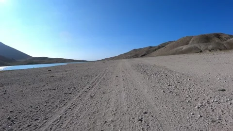 The shore of a small lake Arashan Stock Footage 170758317