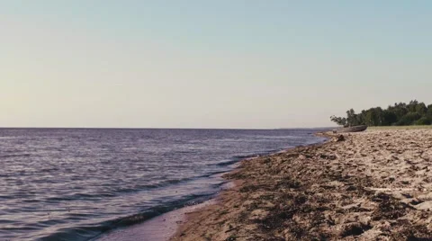 Shore of sthe baikal Stock Footage 65750800