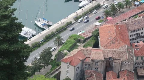 Shore town view Video stock 42565776