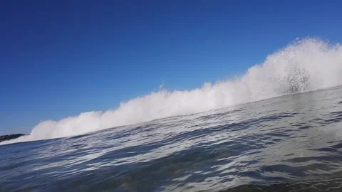 Shore wave Stock Footage 284734597