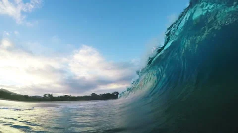 Shorebreak Sunrise Stock Footage 52710346