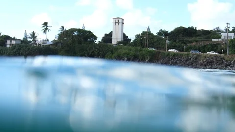 Shorebreak from the Water Stock Footage 100993244