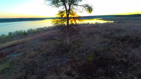 Shoreline close up toward the sunset Stock-Footage 46737433