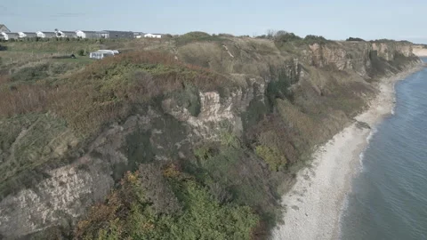 The shoreline of a D-Day Stock Footage 319344852