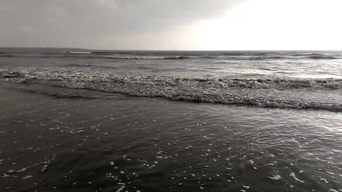 Shoreline in Evening Stock Footage 93782590