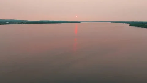 Shoreline that Extends - Syracuse, NY Stock Footage 336477776