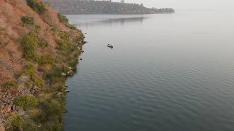 A shoreline flight Stock Footage 138599138