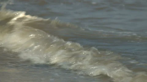 Shoreline ocean water Stock Footage 1020415