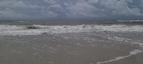 Shoreline Storm II Stock Footage 144686388