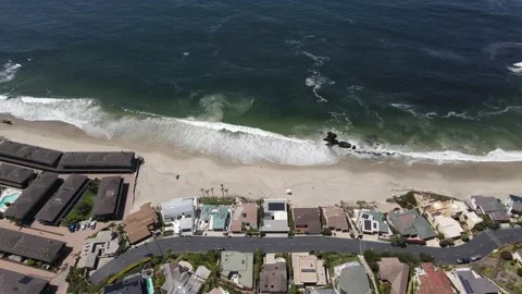 Shoreline Waves Stock Footage 195433197