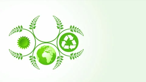 Short animation video for World Environment Day which is held on 5th june e.. Stock Footage 285135370