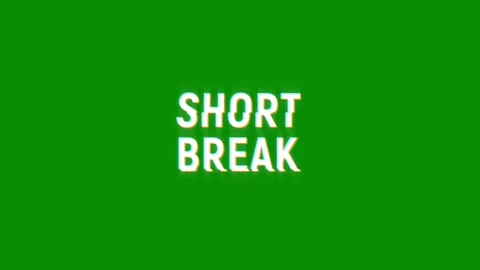 Short break retro glitch pixel text effects animation digital background Stock Footage 313284827