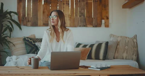 A Short Break from Work Stock Footage 138879192