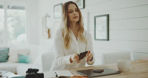 A Short Break from Work Stock Footage 138908251