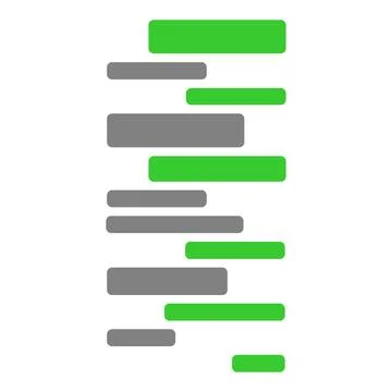 Short bubble message, chat speech conversation, interface dialog vector illus Stock Illustration