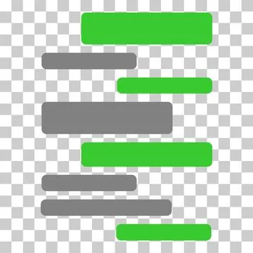 Short bubble message, chat speech conversation, interface dialog vector illus Stock Illustration