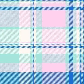 Short check vector plaid, package tartan textile texture. Throw fabric seam.. イラスト素材