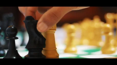 Short cinematic of a chessboard ♟ Stock Footage 129669638