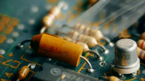 Short circuit and critical failure of computer hardware. Stock Footage 320711277