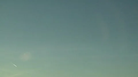 Short Contrails Stock Footage 54740246