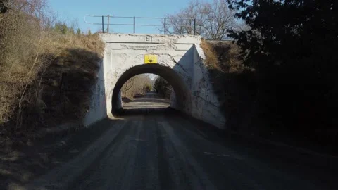 Short creepy tunnel (Forward motion) Stock Footage 151650145