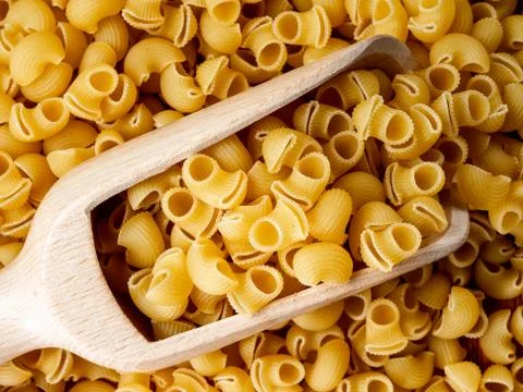 Short durum wheat pasta Stock Photos