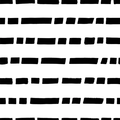 Short horizontal lines hand drawn seamless pattern Stock Illustration