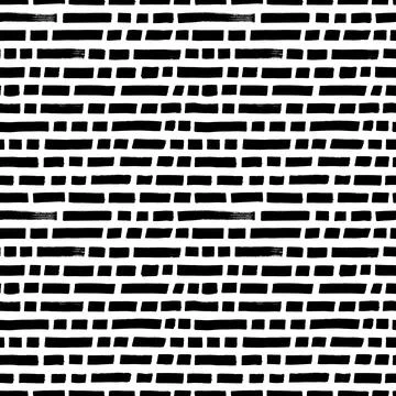 Short horizontal lines hand drawn seamless pattern Illustrazione stock