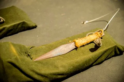 Short knife for ninja Stock Photos