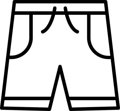 Short Line Icon Design Stock Illustration