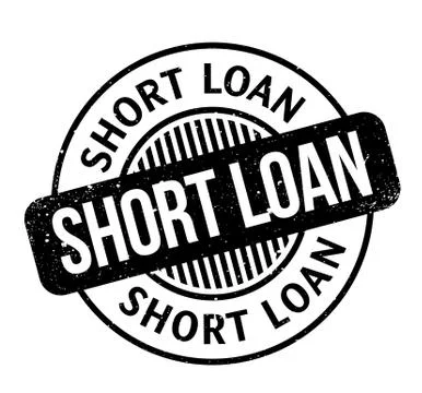 Short Loan rubber stamp Stock Illustration