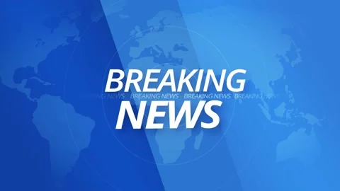 Short news intro Stock Footage 147924760