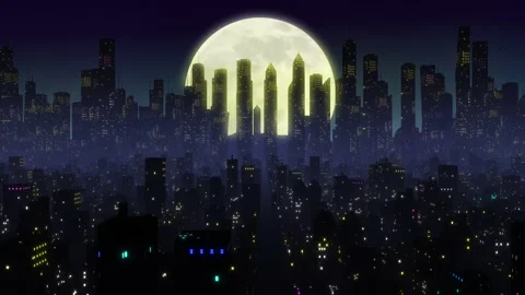 Short Night City Loop Vidéo 139209341