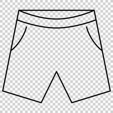 Short pants Stock Illustration