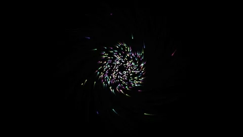 Short Particle Vortex Spiral Loop Background Stock Footage 342818653