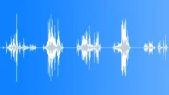Short plastic on concrete dragging Sound Effect