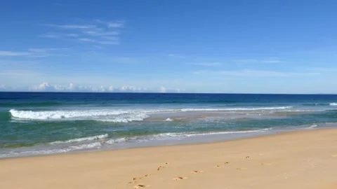 Short Point Beach 2 Stock Footage 130690011