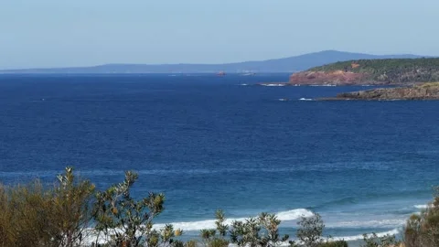 Short Point Headland 3 Stock Footage 130690199