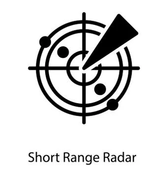 Short Range Radar Stock-Illustration