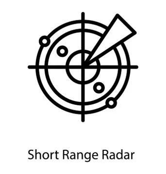 Short Range Radar Stock-Illustration