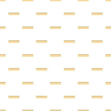 Short ruler pattern seamless Illustrazione stock