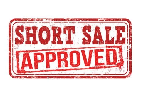 Short sale stamp Stock Illustration