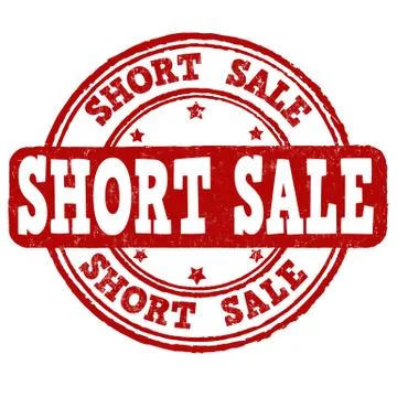 Short sale stamp Stock Illustration