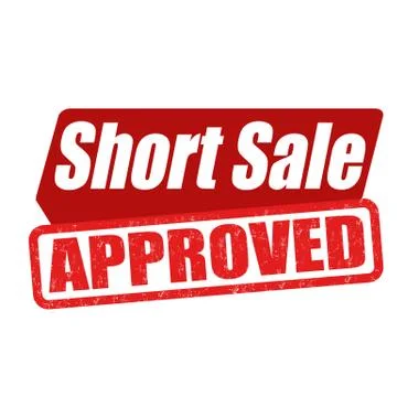 Short sale stamp Stock Illustration