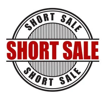 Short sale stamp Stock Illustration