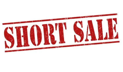 Short sale stamp Stock Illustration