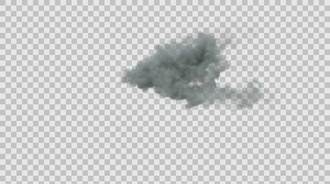 Short smoke explosion Stock Footage 67958329