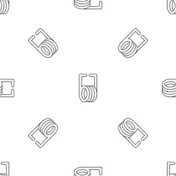 Short spring pattern seamless vector Illustrazione stock